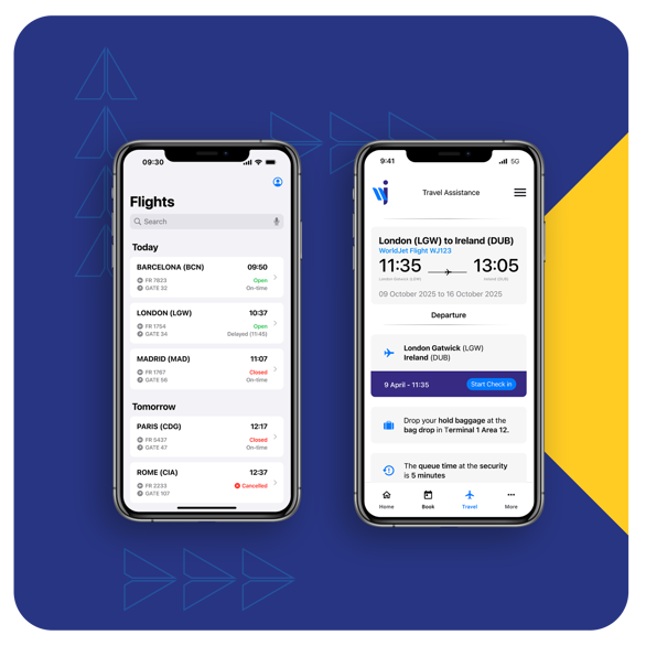Mobile Transformation: Leveraging the latest smartphone technologies to enrich existing airline apps, delivering a truly seamless passenger experience.